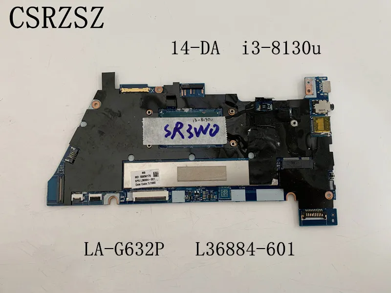 Материнская плата для ноутбука HP Chromebook X360 14-DA с процессором i3-8130u Материнская плата для ноутбука HP Chromebook X360 14-DA с процессором i3-8130u