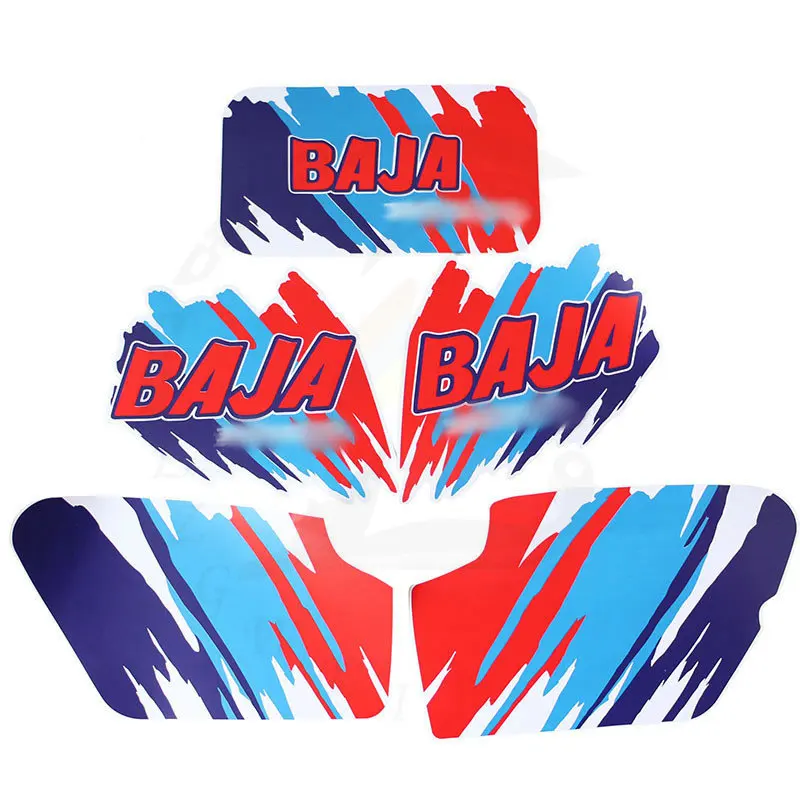 Motorcycle Decals For Honda XR250 Baja250 Baja XR 250 Dirt Bike Decal Complete Graphic Sticker Off-road Sticker Fuel Tank