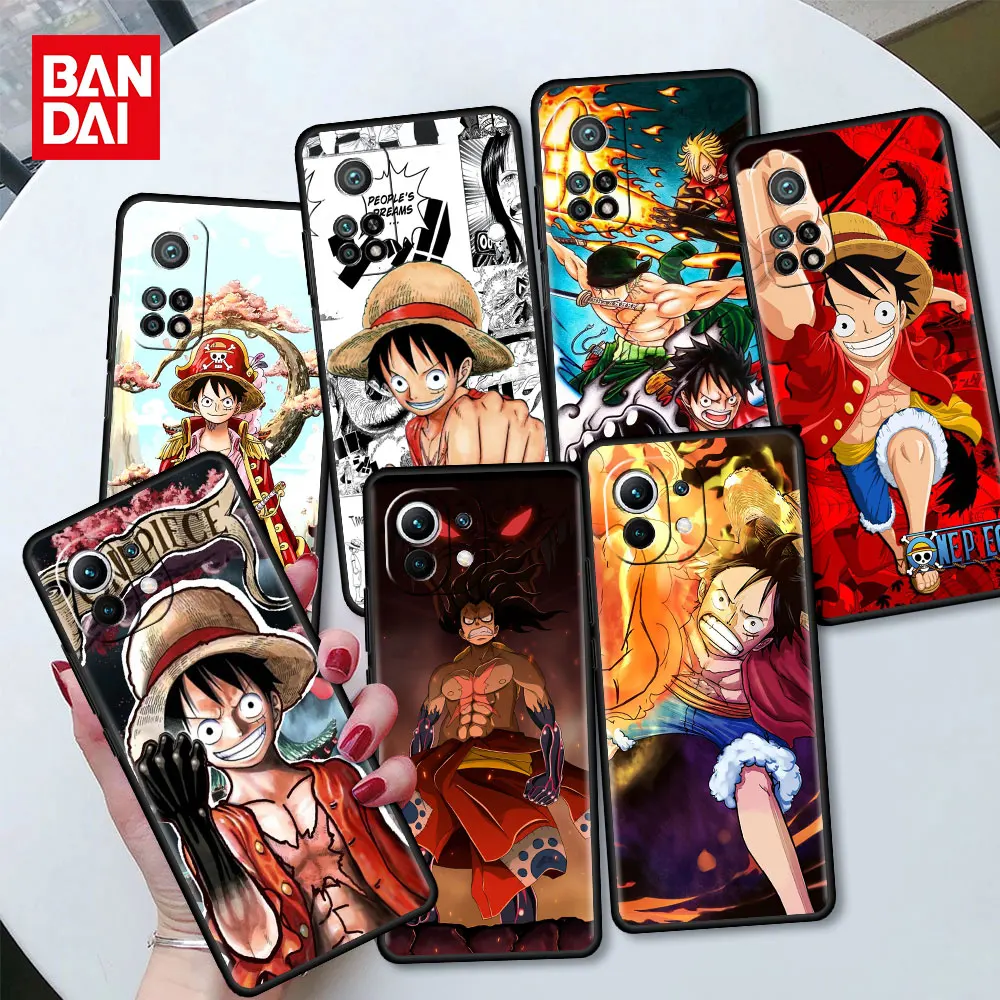 

TPU Case For Xiaomi Mi 11 Lite 5G NE 11T Pro 12 12X Note 10 Lite 10T 9T 11i 9 Fashion Silicone Phone Cover Anime Manga One Piece