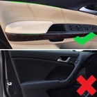 Мягкая кожаная накладка на дверной подлокотник для Honda Accord 8 поколения 2008 2009 2010 2011 2012, 2 шт., накладка на панель автомобильного подлокотника, наклейка, отделка