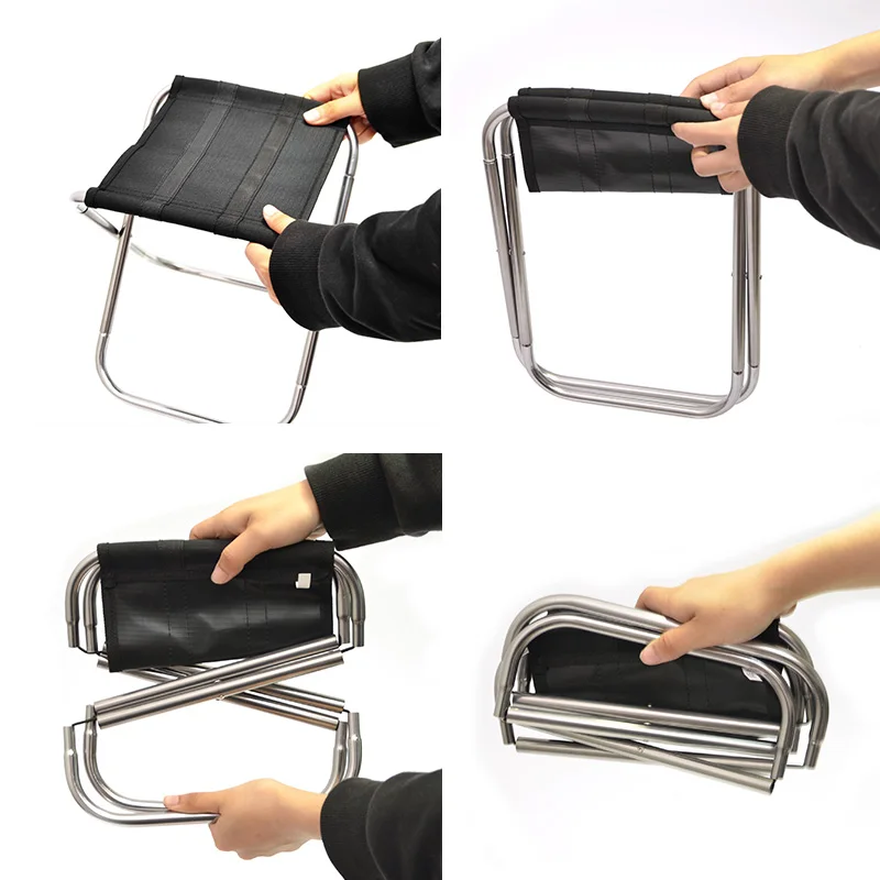 

NEW High Strength Aluminium Alloy Light Folding Fishing Chair r Camping Leisure Picnic Beach Chair Other Fishing Tools