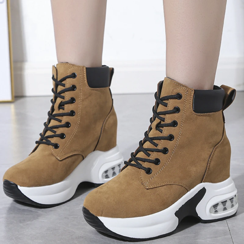 

ботильоны женские туфли женские 2022 тренд ботинки на платформе ботинки женские кожаные Женские кроссовки на платформе, повседневные спорти...