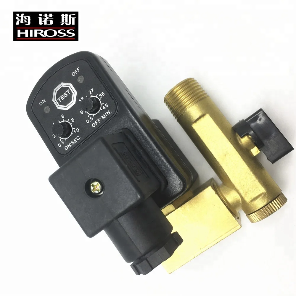 Высоконапорный электромагнитный клапан MIC-HP40 12 дюйма, 40 бар, 230 В переменного тока, JORC, для автоматического слива конденсата компрессоров, компактный дренажный клапан (art.: 3920db5068c02) - 3920db5068c02