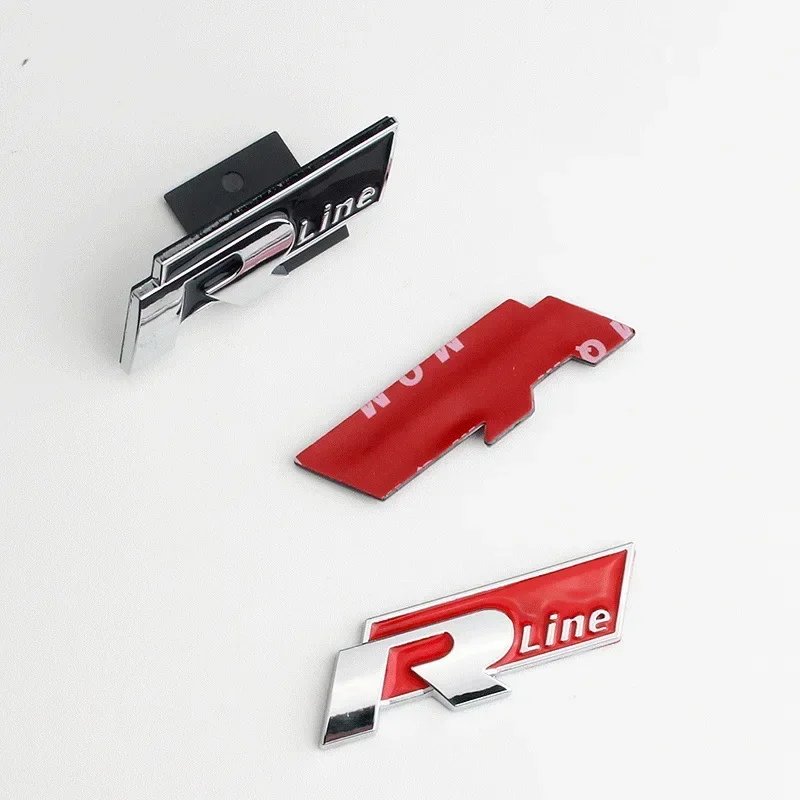 Эмблема передней решетки автомобиля для Volkswagen Rline Polo Passat B5 B7 Golf 3 4 5 Jetta Touareg