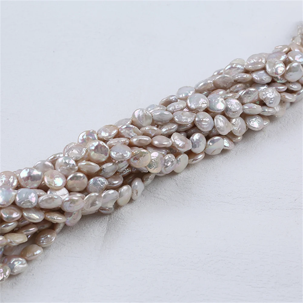 

Wholesale A Grade 10-11mm Coin Shape Natural Baroque Loose Pearl for Necklace or Bracelet