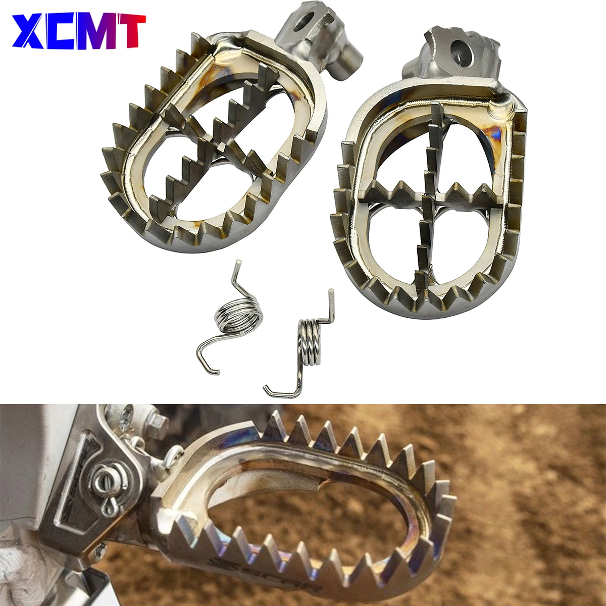 Подножки для мотоцикла из титанового сплава TC4 подножки Yamaha YZ125 YZ250 YZ250F YZ450F WR250F WR450F