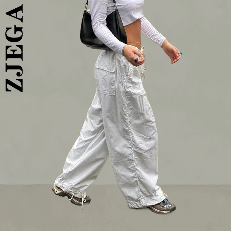 

Zjega New Pants Trousers Women Baggy Harajuku Pants For Women Chic Pant Trendy Women's Pants Slim Hot Sale Clothes Female
