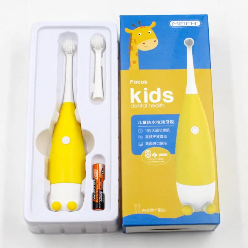 

Childrens Toothbrush Food Grade Silicone Material Compact Brush Head Portable Antiskid Toothbrush Safe To Use New Cute Design
