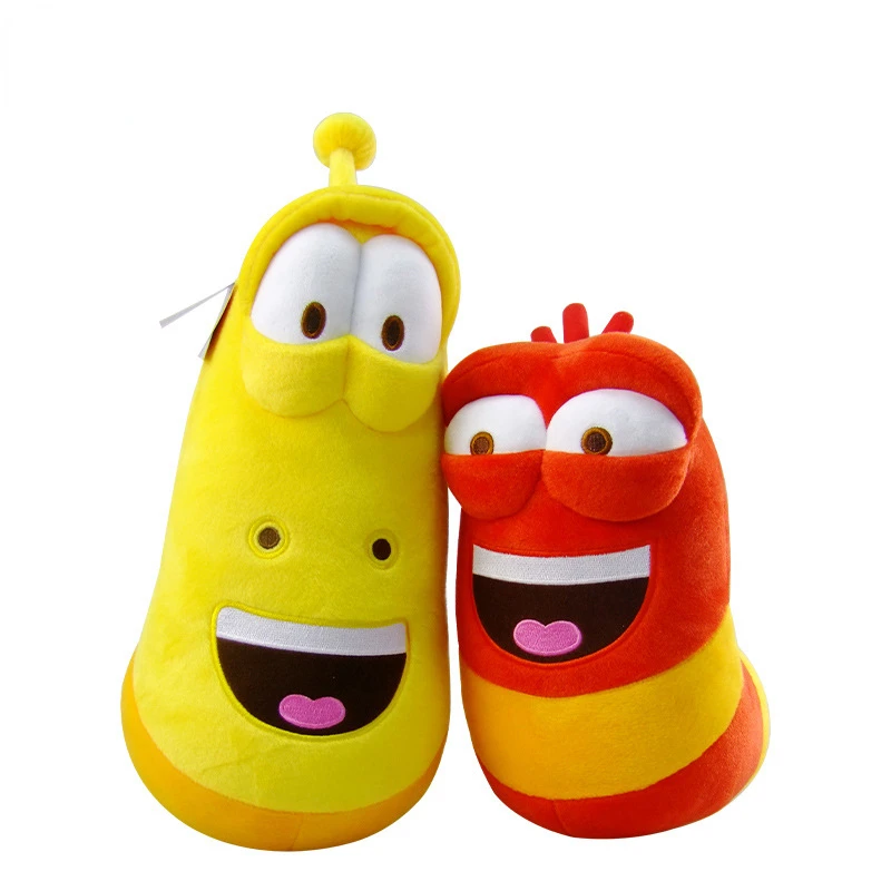 

10cm Yellow Insect Red Insect Hot Cartoon Larva Toys Stuffed Doll For Children Gift Anime Girl Boy Toy Kids Baby Fun Plush Toys