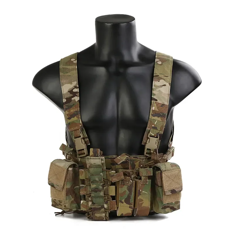 Фото Emersongear Chest Rig D3CR Rapid Assault Armor 5,56 Подсумок для рации Страйкбольный охотничий жилет-переноска Боевой тактический нейлон №2