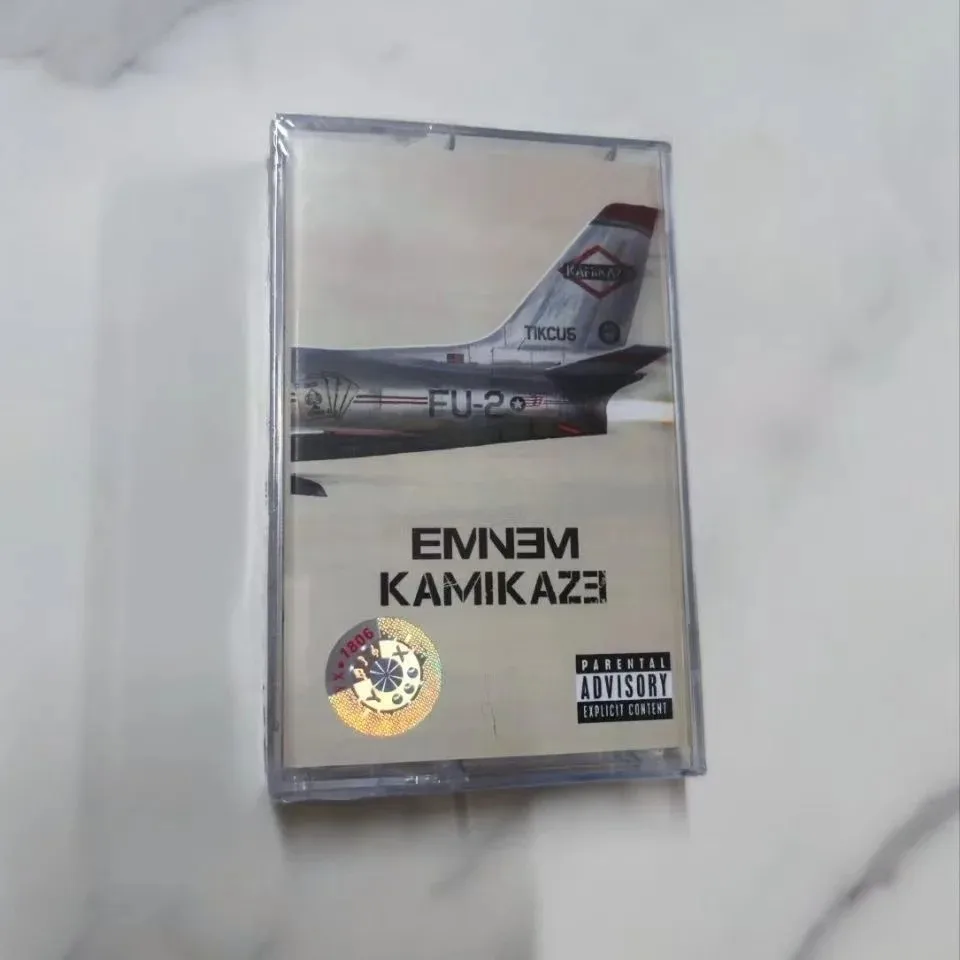 Фото Музыкальная магнитная лента EMINEM Kamikaze: Альбом лучших хитов, кассета, косплей-аксессуар, Walkman, звуковая пленка для автомобиля, музыка для вечеринок, коллекционный набор №1