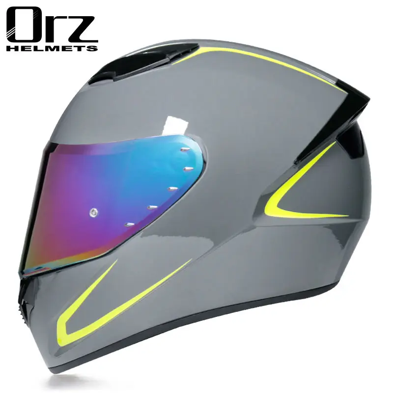 Motorcycle Full Helmet Anti-Fog Motocross Racing Helmet Casco Capacete Protection DOT enlarge