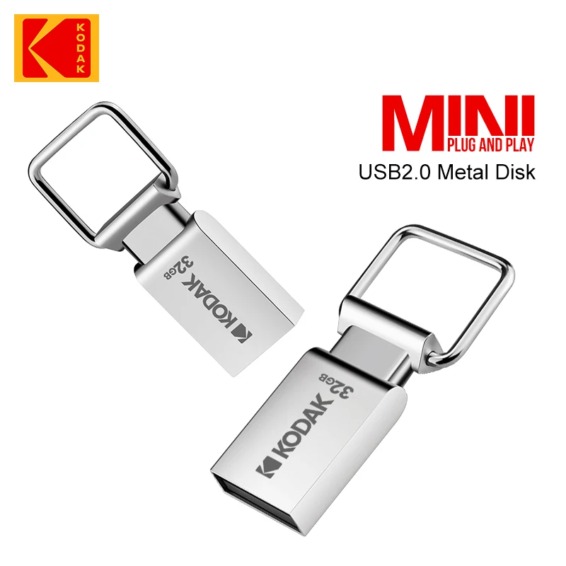 

5PCS Original Kodak K112 USB Flash Drive 16G 32G 64GB Metal Waterproof Pendrive Mini Memory Stick Portable