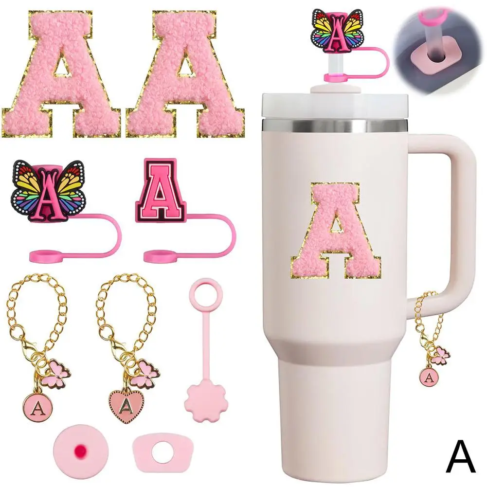 Соломенные крышки, топперы и буквы для стакана Stanley