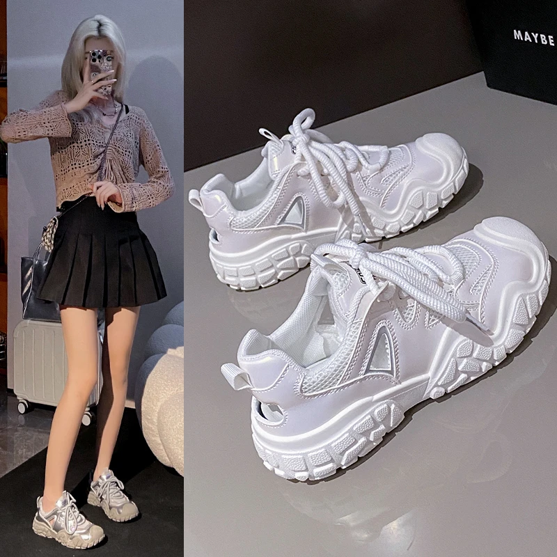 Женские Дышащие теннисные кроссовки новинка 2024 комфортная Спортивная