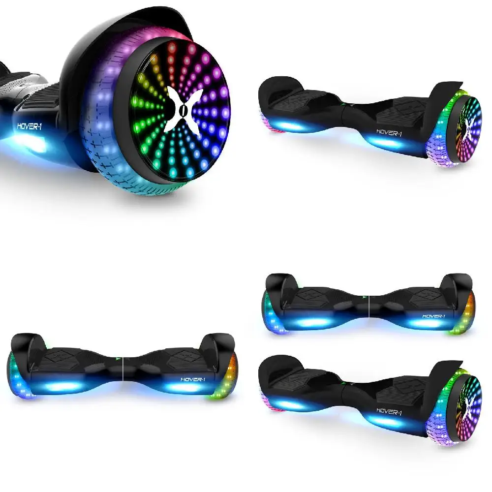 

/h Round Up in Style with This Ultra-Powerful, Luxurious Used 6.5” LED Light-Up Wheels Self-Balancing Hoverboard: Maximum Spe
