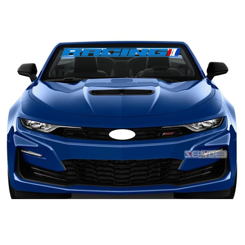 Автомобильная наклейка на лобовое стекло гоночный Спорт Стайлинг заднее