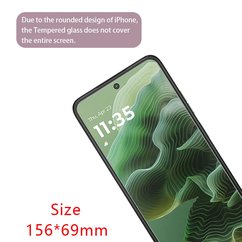 Защитная пленка для экрана motorola moto g35 защитное закаленное стекло на motorolag35 motog35 g 35