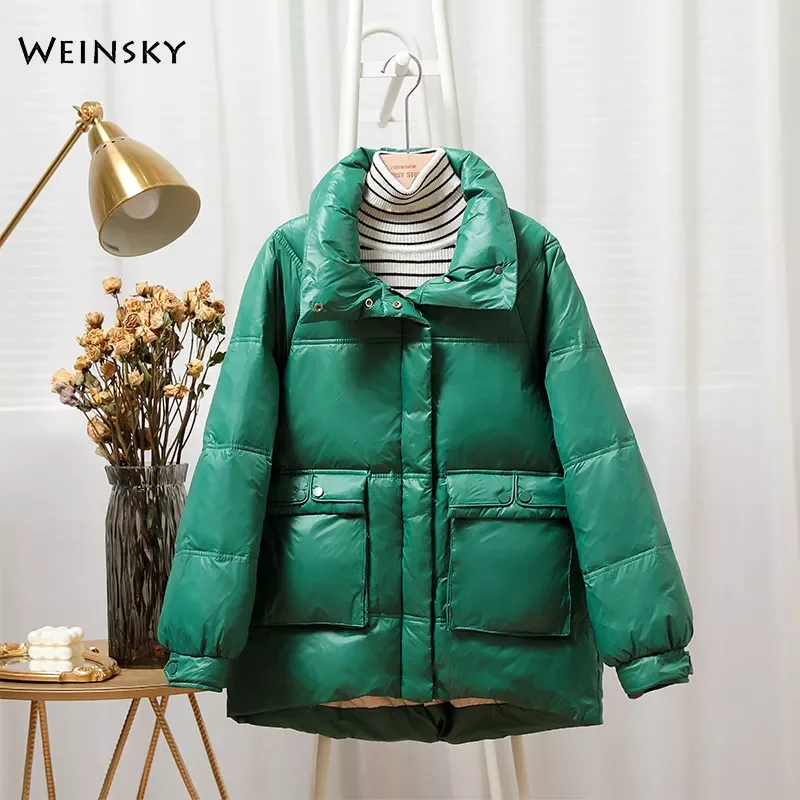 Women Thick Down Jackets White Duck Down Jackets Autumn And Winter Warm Coats Parka Female Fashion Outwear
