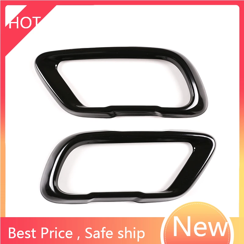 

Автомобильные аксессуары из нержавеющей стали для BMW X5 G05 X7 G07 2019-21, черные Автомобильные Наклейки На выхлопную трубу, подходит для спортивно...