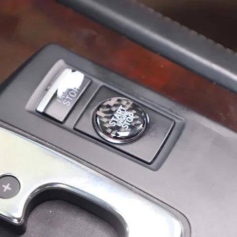 Для Audi A8 D3 2004-2012 мягкое углеродное волокно, автомобильная кнопка запуска одним касанием, крышка переключателя, накладка, наклейка, аксессуары для салона автомобиля