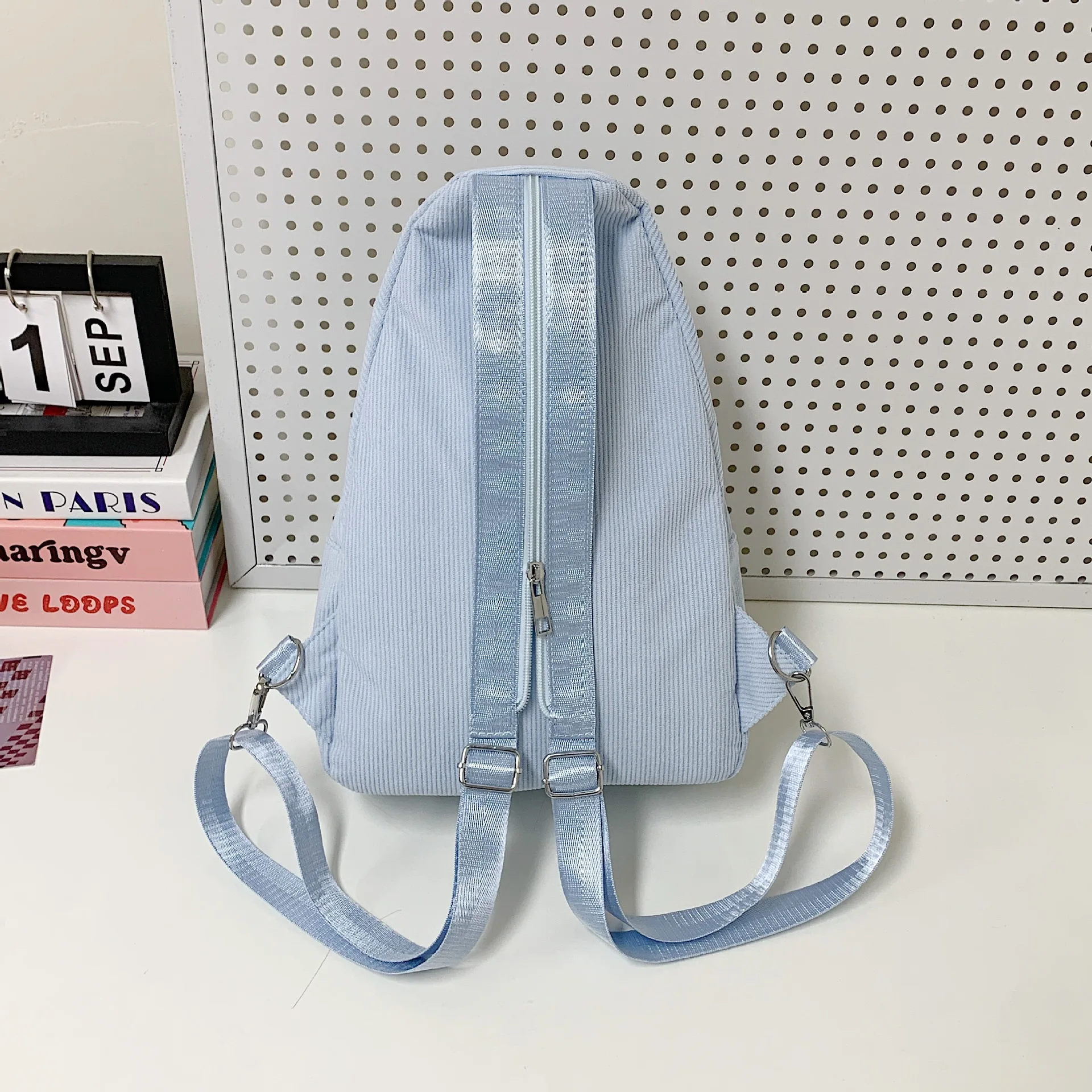 Kawaii женская нагрудная сумка вельветовая DIY аниме значок дисплей Ita сумки Harajuku студенческие субкультуры прозрачные регулируемые рюкзаки (art.: 3920d2cfda901) - 3920d2cfda901