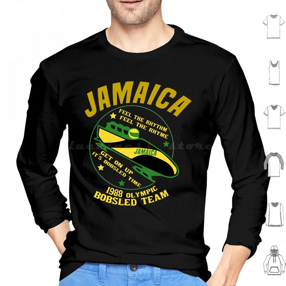 

Jamaica Bobsled Team-2022 Cool Runnings Funny 90S Movie Humor Hoodie cotton Long Sleeve Bobsled Jamaica Jamaican Cool Runnings