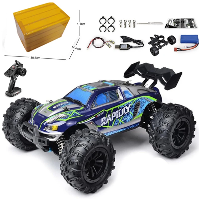 RC Car 50KM/H High Speed Racing Remote Control Car Truck for Adults 4WD Off Road Monster Trucks Climbing Vehicle Christmas Gift