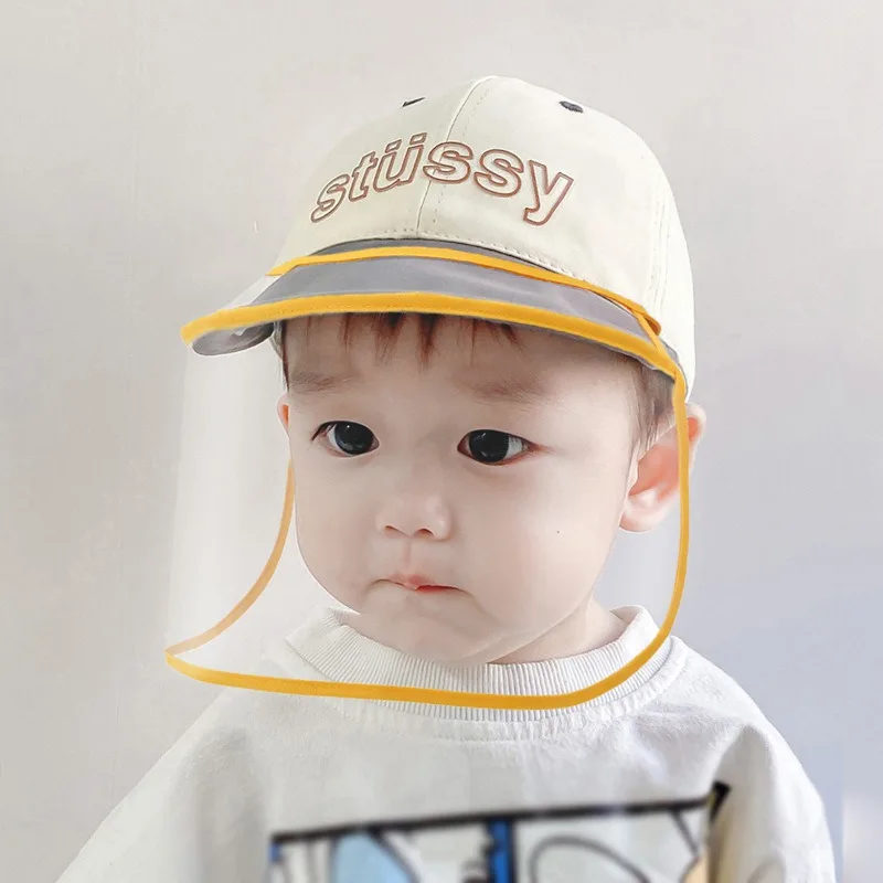 

Bobora Children's Hats Boys And Girls Detachable Baby Anti-epidemic Cute Protective Anti-droplet Caps Face Mask Windproof