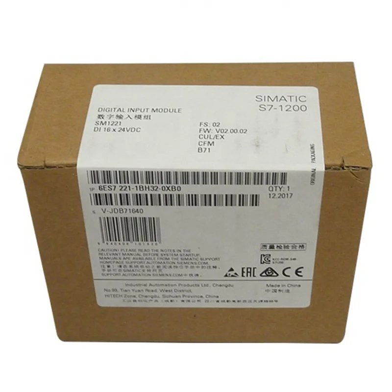 

100%NEW ORIGINAL 1 Year Warranty 6ES7 221 1BH32-0XB0