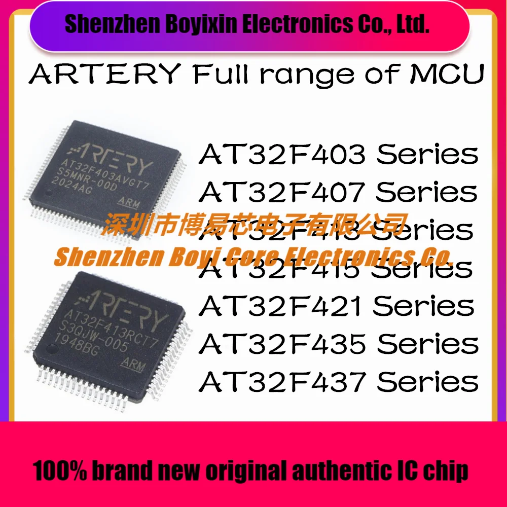 

AT32F403 Series AT32F407 Series AT32F413 Series AT32F415 Series AT32F421 Series AT32F435 Series AT32F437 Series (ARTERY) MCU