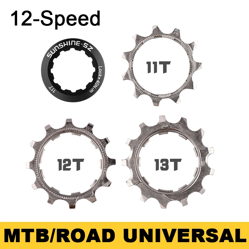 MTB Bicycle flywheel pinion repair parts 8 9 10 11 12 speed bike cassette 11T 12T 13T  For Compatible SHIMANO SRAM Cassettes images - 6