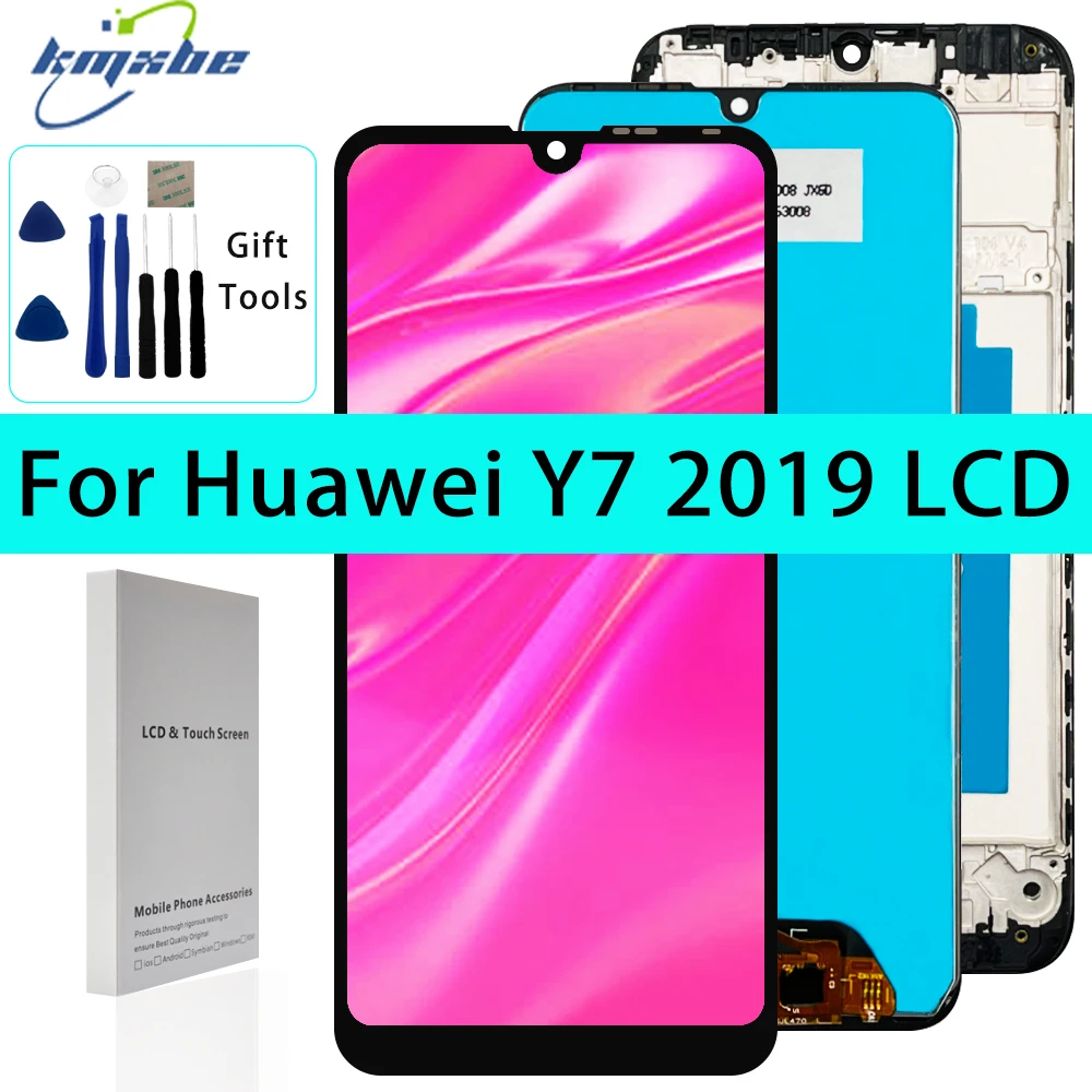 Lcd Originale Da 6.26 "Per Huawei Y7 2019 Dub-Lx1 Dub-Lx3 Display Touch Screen Digitizer Con Cornice Per Dub-L23 Y7 Prime 2019 Parti