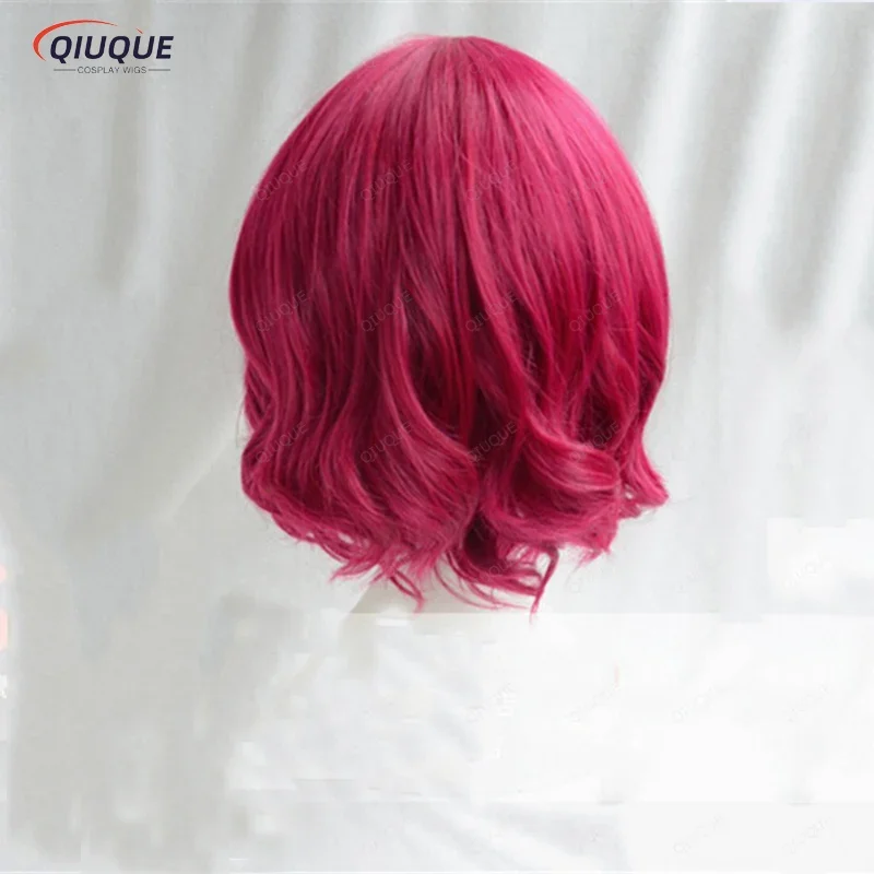 Парик для косплея Akatsuki no Yona термостойкий короткий с кудрявыми волосами цвет