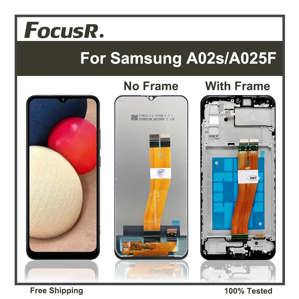 ЖК-дисплей 6 5 дюйма для Samsung Galaxy A02s A025 SM-A025F/DS A025G дисплей с рамкой сенсорный экран