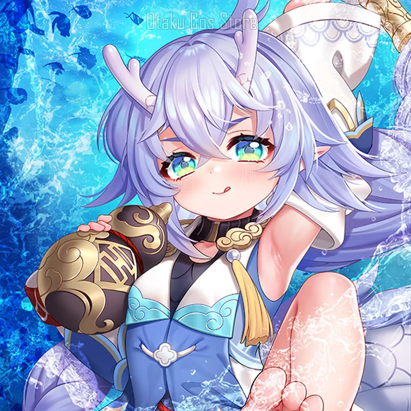 Аниме Honkai: Star Rail Bailu сексуальный косплей дакимакура 2 способа движущийся