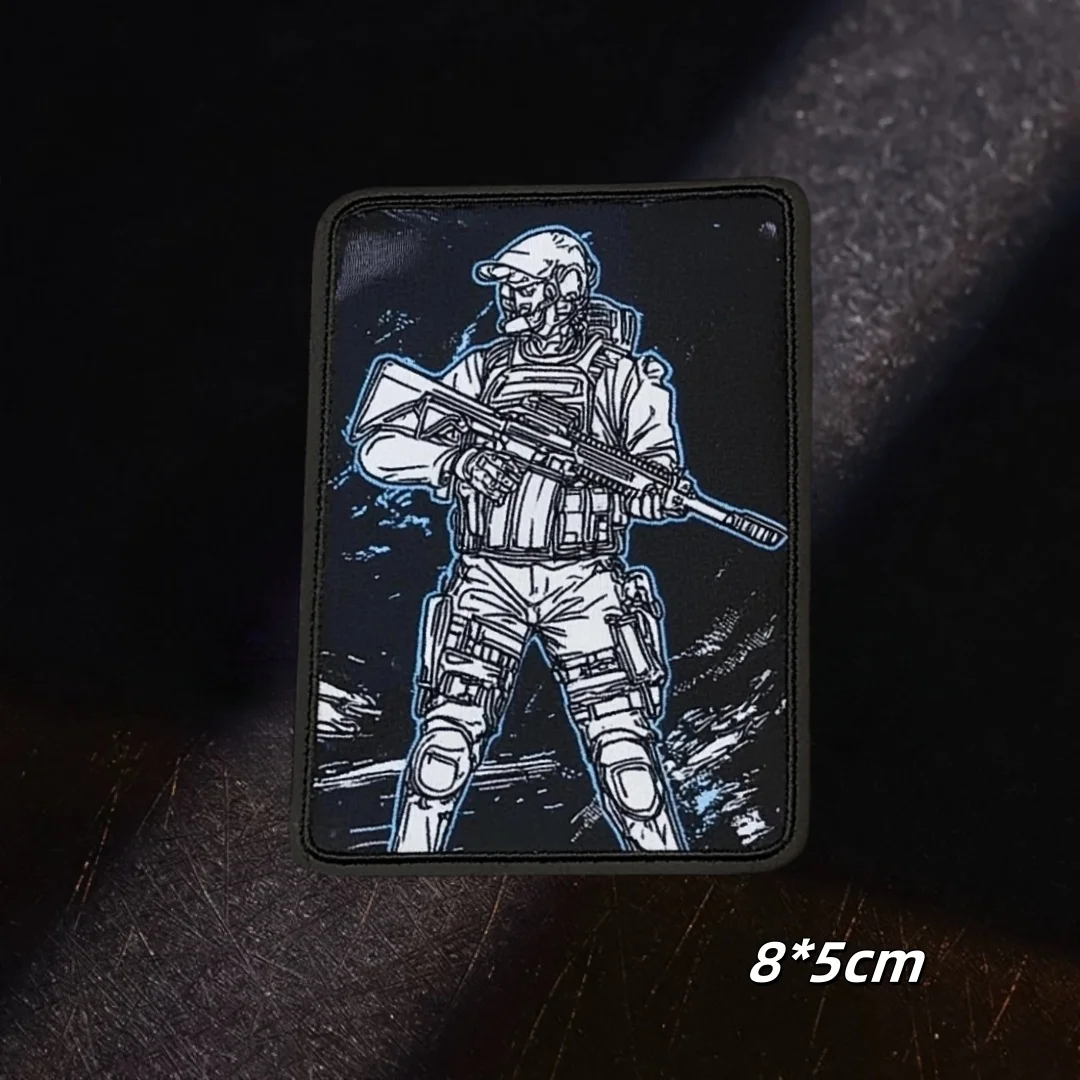 Нашивка на значок морале БПЛА воина Сочная линия снайперская нашивка с