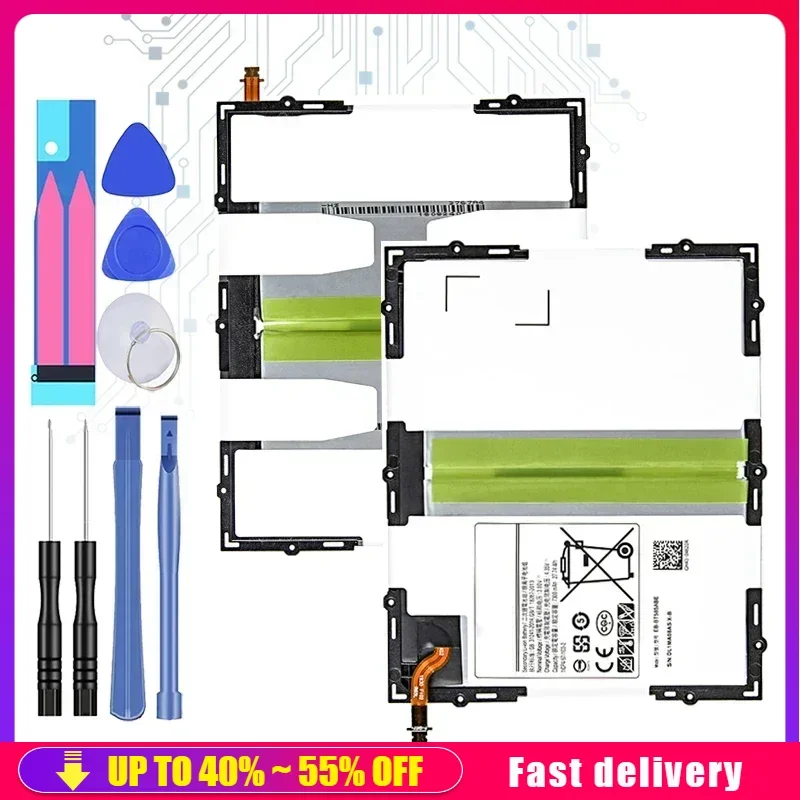 EB-BT515ABU Аккумулятор для планшета Samsung Galaxy Tab A 10 1 2019 SM-T510 T510 T515 T517 2016 T580 T585 T580N Bateria