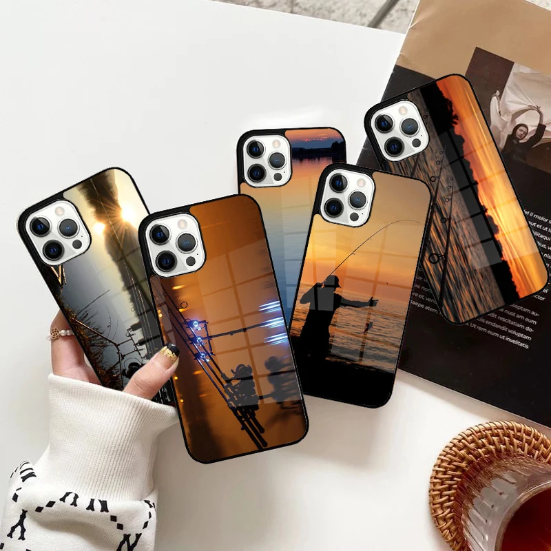 Магнитный чехол для телефона CARP FISHING RODS iPhone 15 16 14 13 Pro Max 11 12 мини-чехол беспроводной