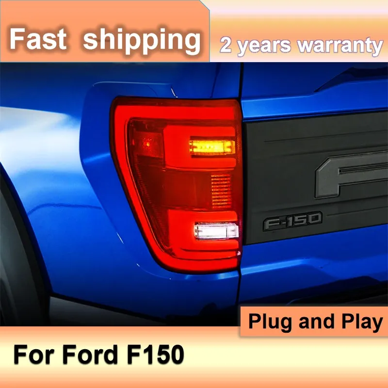

Автомобильные аксессуары для Ford F150, задний фонарь 2021-2022, Ford Raptor, задний фонарь, DRL, сигнал поворота, задний фонарь, задний фонарь
