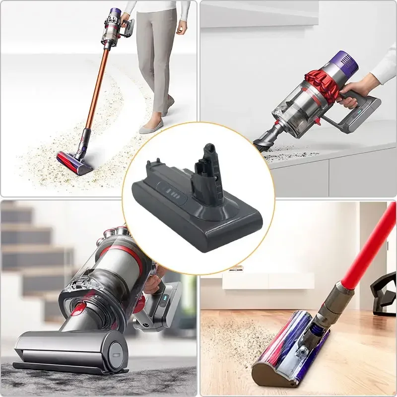 Фото Литиевые аккумуляторы 100%, 25,2 в, 12800 мАч, для аспиратора Dyson cyclone V10 absolu SV12 V10 duveteux №3