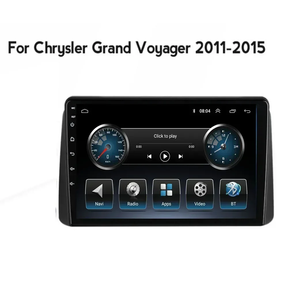 Android 13 2din Автомобильный радиоприемник с GPS-видео Мультимедийный плеер для Chrysler Grand