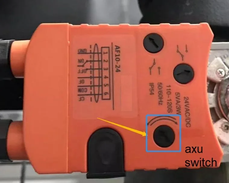Привод демпфера 10 нм 24 в 230 В с CW/CCW для системы HVAC