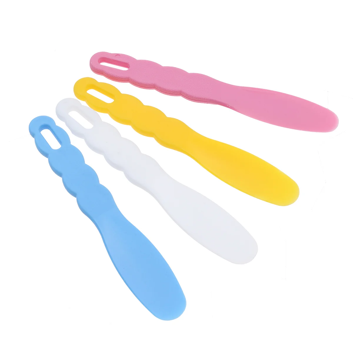 

Nontoxic Professional 4pcs Heat-resistant Mixing Spatula Plaster Spoon Spoon Mixing Spatula Applicator