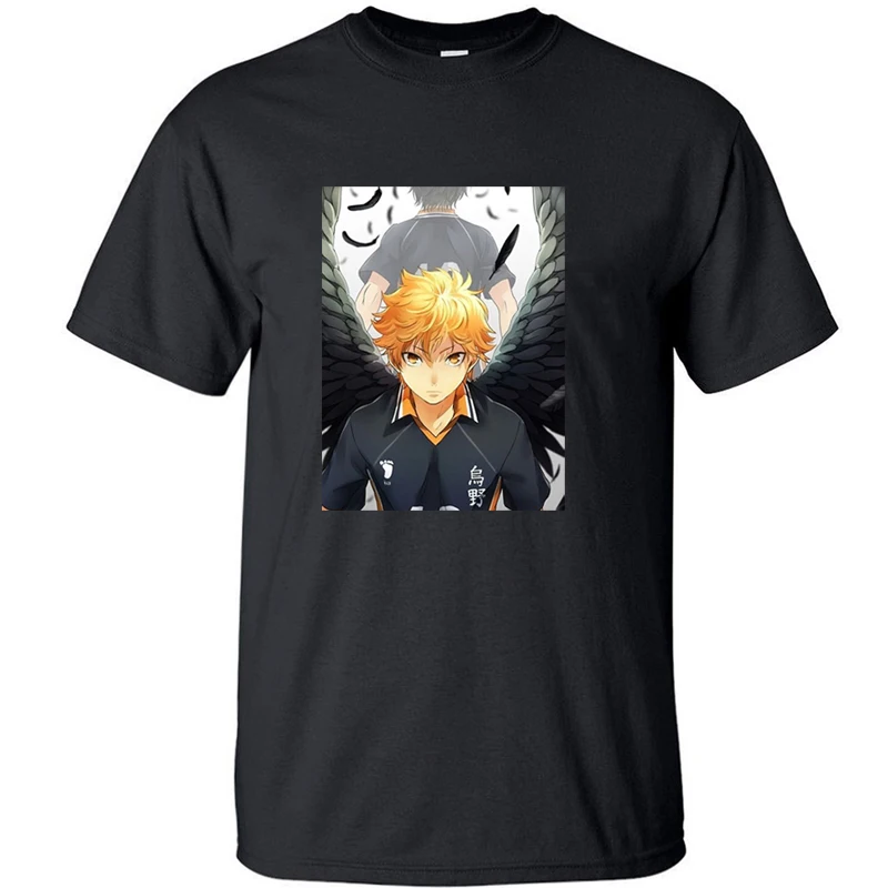 

Haikyuu Ics Anime Hinata Shoyo Manga Oversized T Shirt Homme Tshirt Men Tee Clothing Streetwear Tshirts Summer Cotton Tops Tees