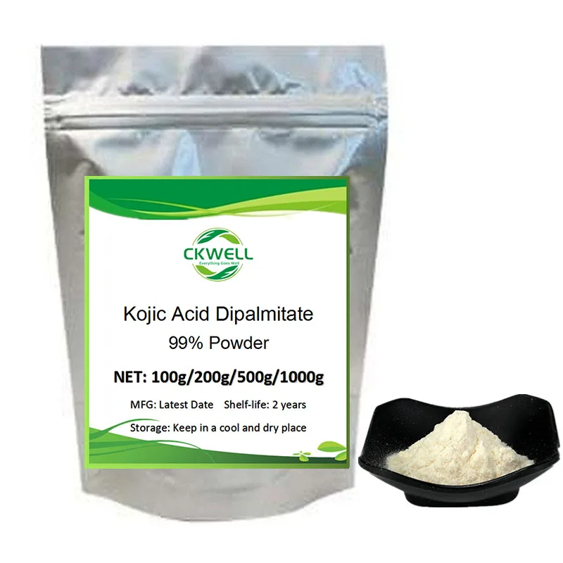 

Cosmetic Grade 99% Dipalmitate Kojic Acid Powder Whitening Skin Sunscreen Freckle Removing Free Shipping