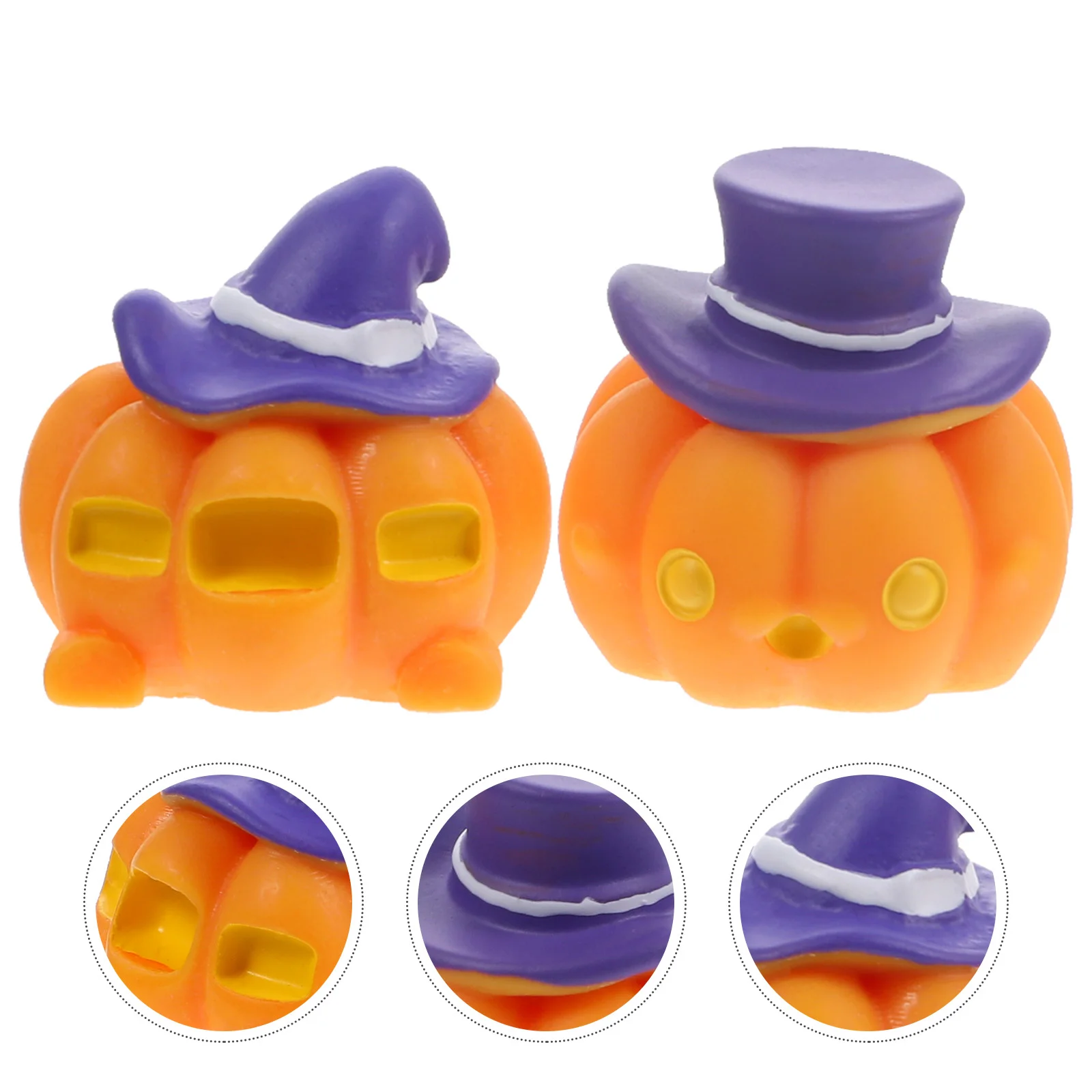 

12 Pcs Halloween Decor Landscape Decorations Table Decorate Miniatures Party Bag Fillers Resin Micro Scene Decors