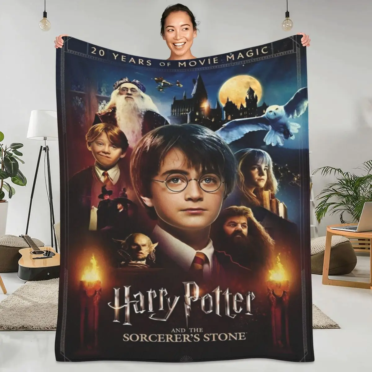 Одеяло из фильма H-HARRY P-POTTER фэнтезийное литературное романы декоративное