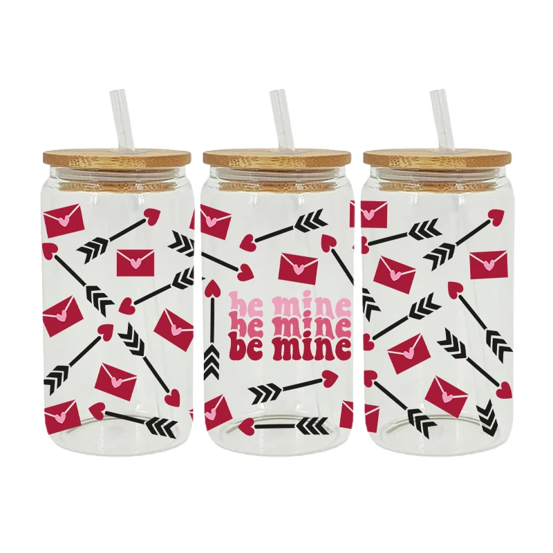 3D-наклейки на стеклянные стаканы Libbey 16 унций D8332