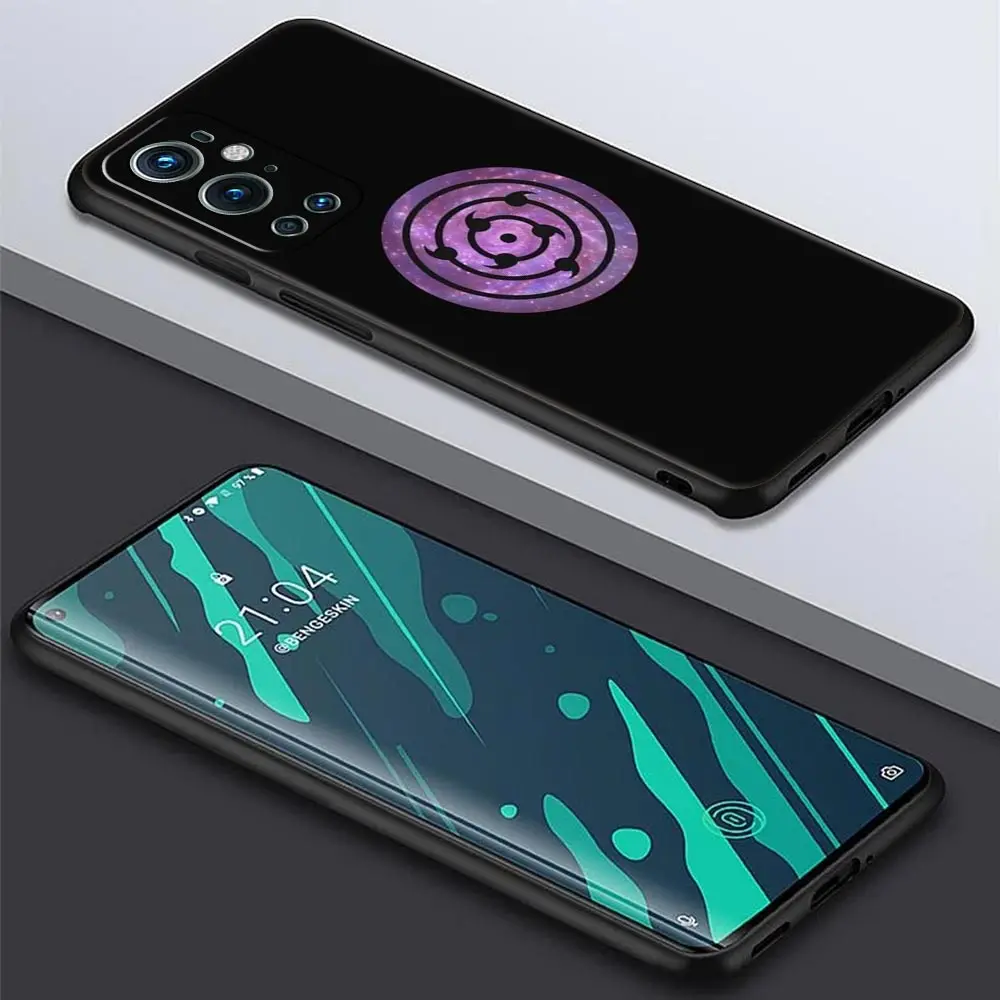 Чехол с рисунком из аниме Наруто на черном фоне для OnePlus 8T чехол телефона 7 Pro 9 9R 8